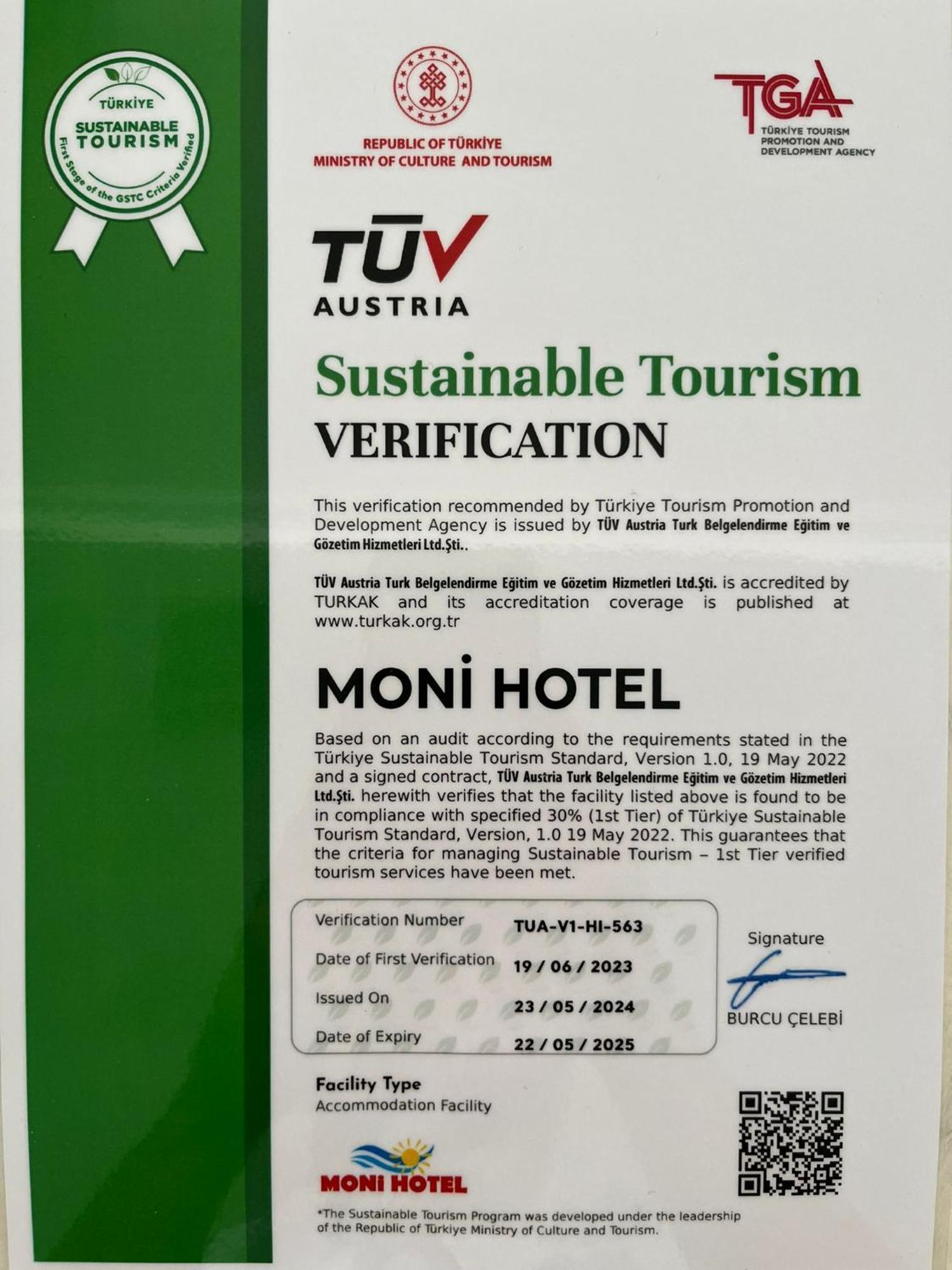 Moni Hotel Marmaris Bagian luar foto